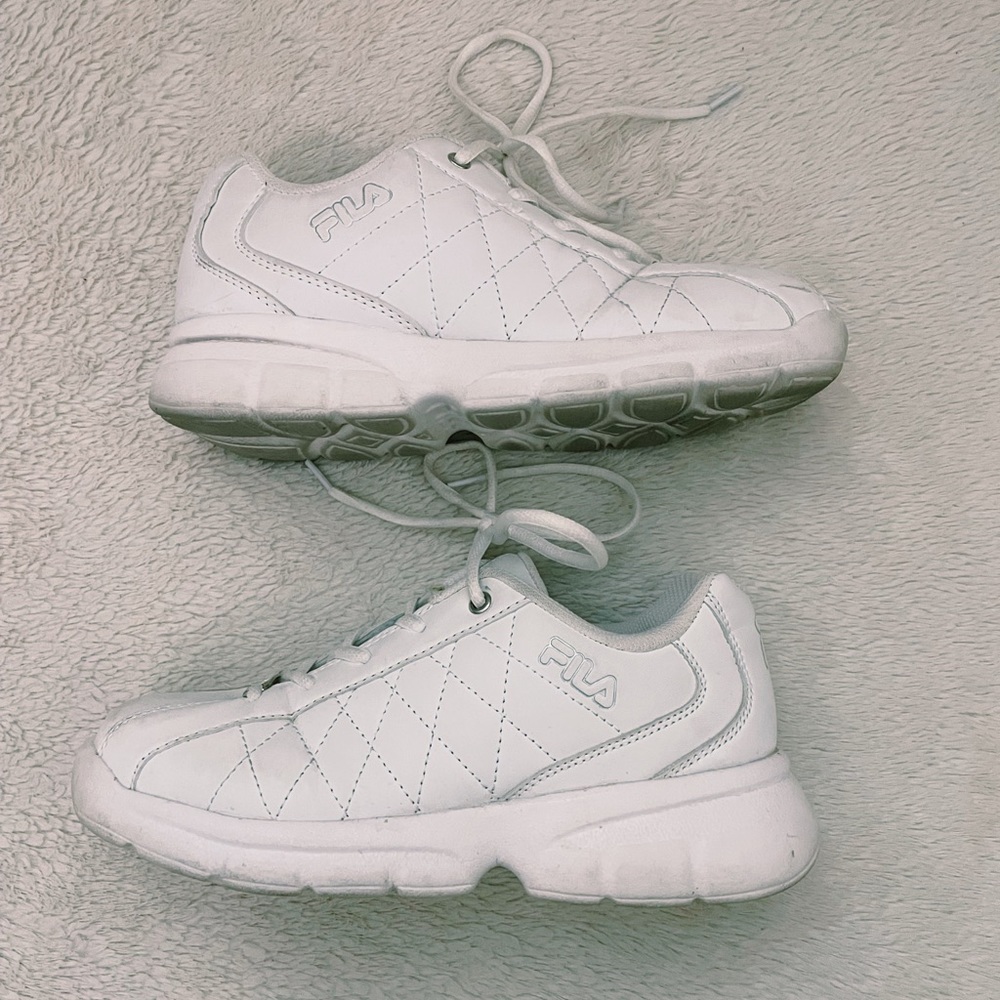 White fila sneakers